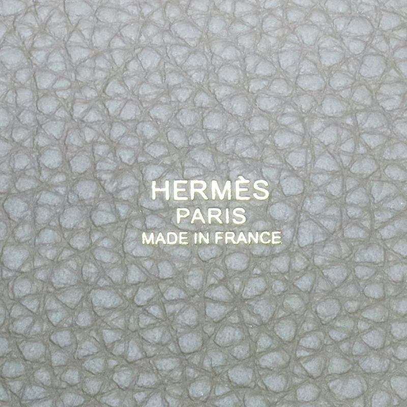 大象灰 TC牛皮 Picotin Lock 18 手提包 B刻 金扣【HERMES 愛馬仕】-5