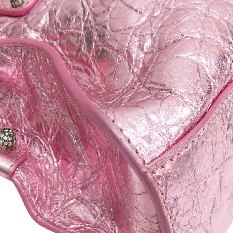 粉色 山羊皮 Neo Cagole 兩用包【BALENCIAGA 巴黎世家】 #700940-11