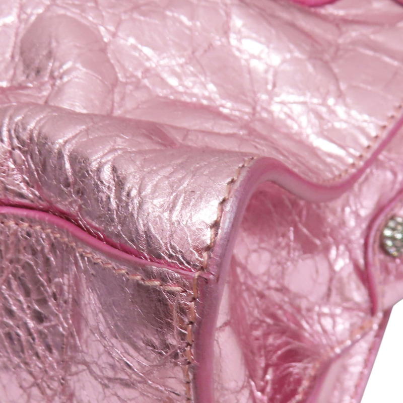 粉色 山羊皮 Neo Cagole 兩用包【BALENCIAGA 巴黎世家】 #700940-12