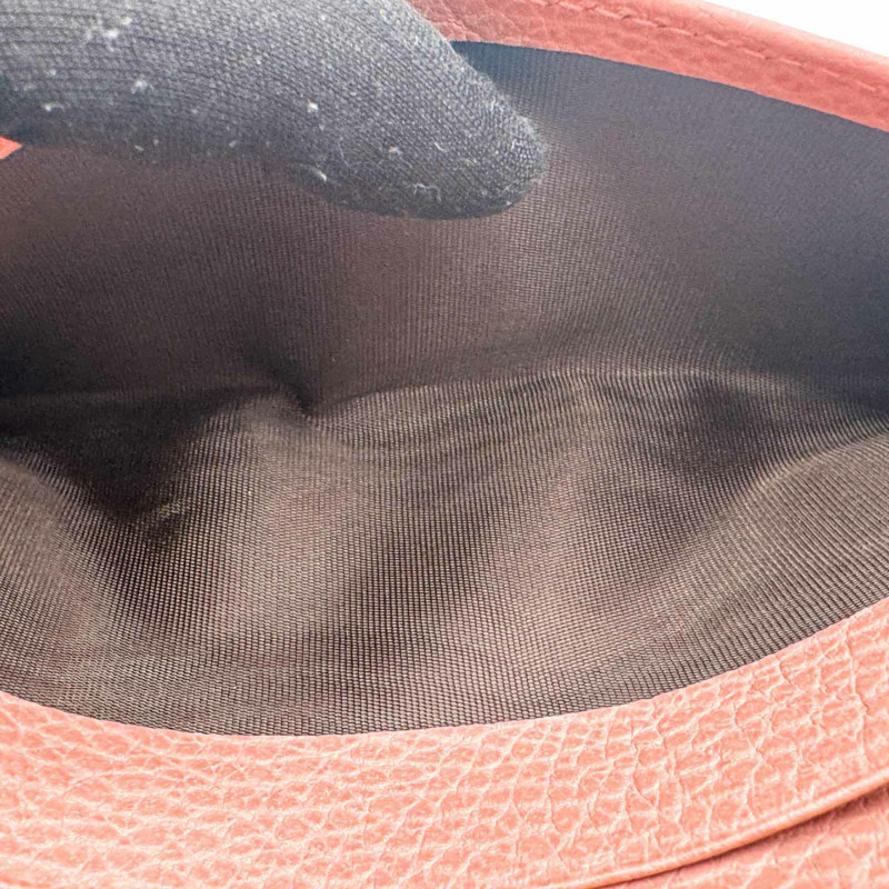 粉色牛皮 扣式長夾 449279【GUCCI 古馳】 449279-9