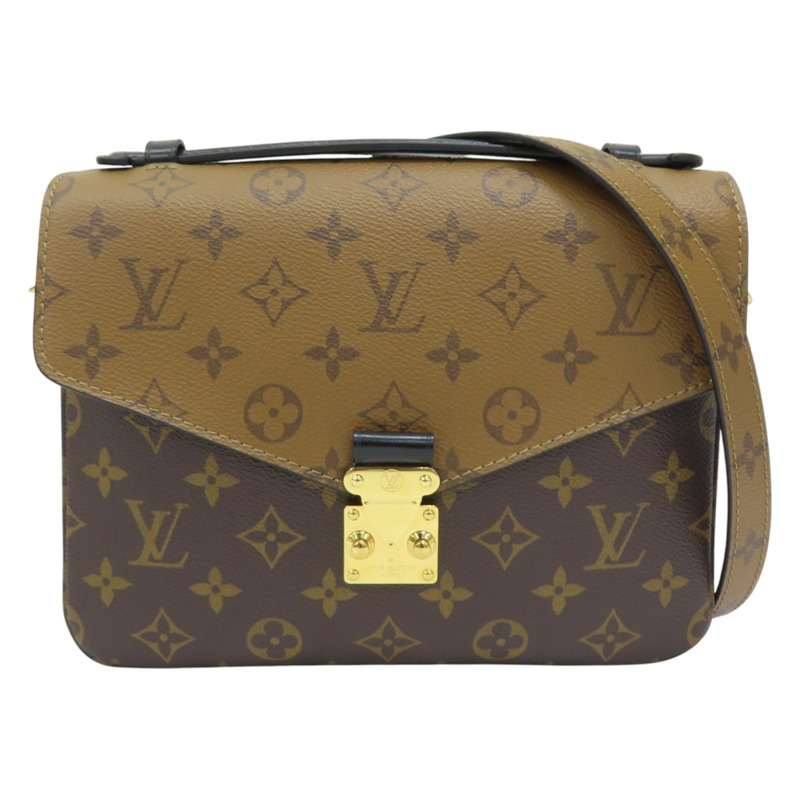 棕色 原花帆布 Pochette Metis 肩背包 M44876【LOUIS VUITTON LV 路易威登】 M44876-0