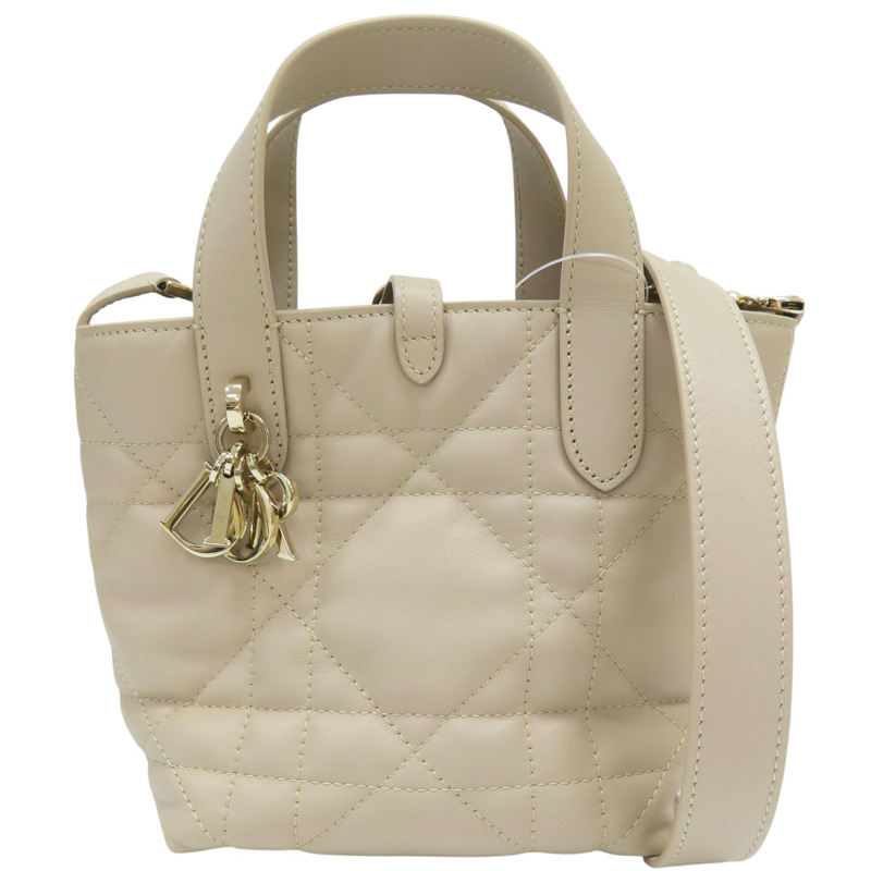 奶茶色 牛皮 Dior Toujours 小型 肩背包【Dior 迪奧】-0