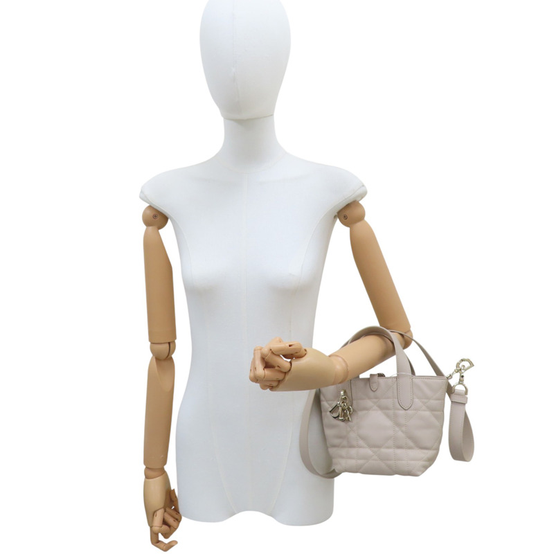 奶茶色 牛皮 Dior Toujours 小型 肩背包【Dior 迪奧】-7