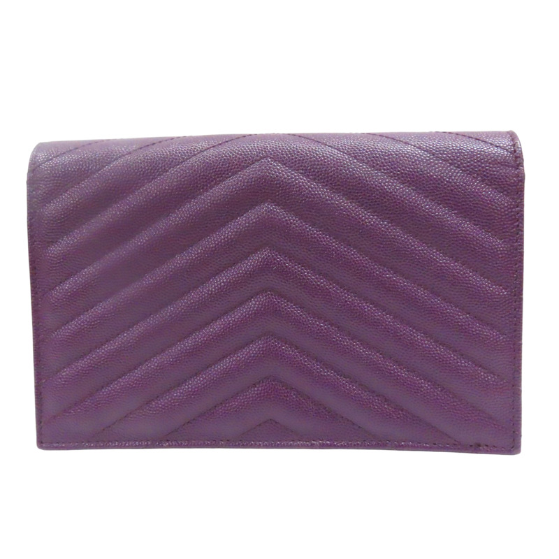 紫色 牛皮 WOC 鏈帶 肩背包【SAINT LAURENT 聖羅蘭】-1