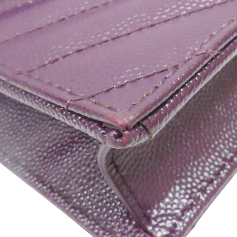 紫色 牛皮 WOC 鏈帶 肩背包【SAINT LAURENT 聖羅蘭】-9