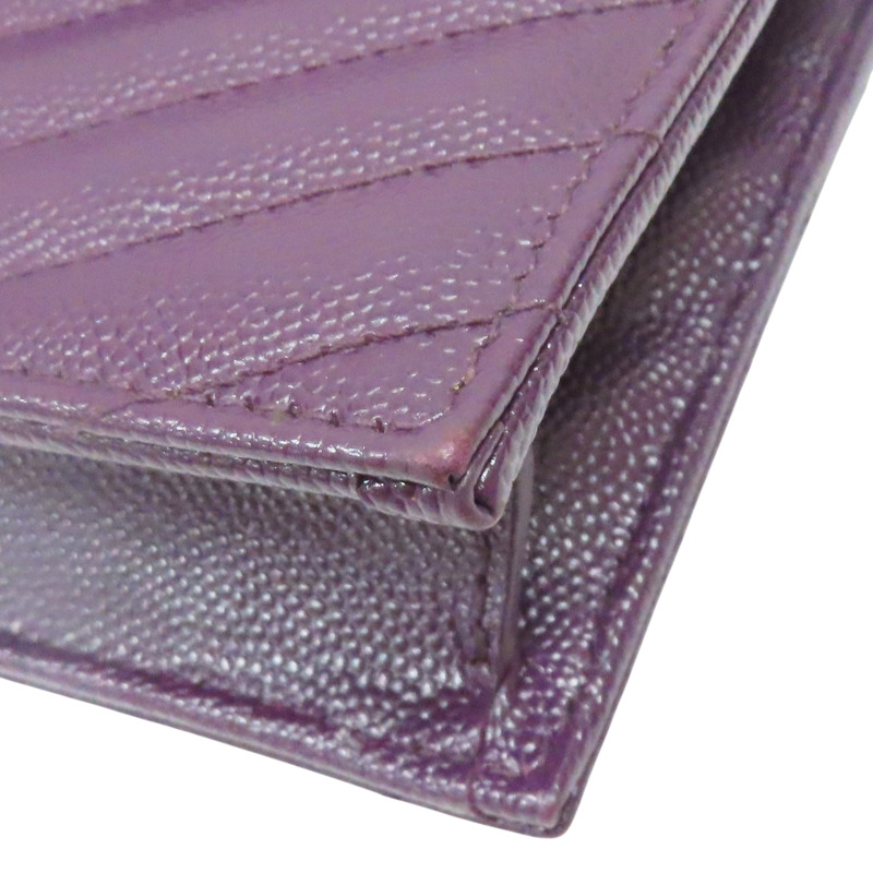 紫色 牛皮 WOC 鏈帶 肩背包【SAINT LAURENT 聖羅蘭】-10