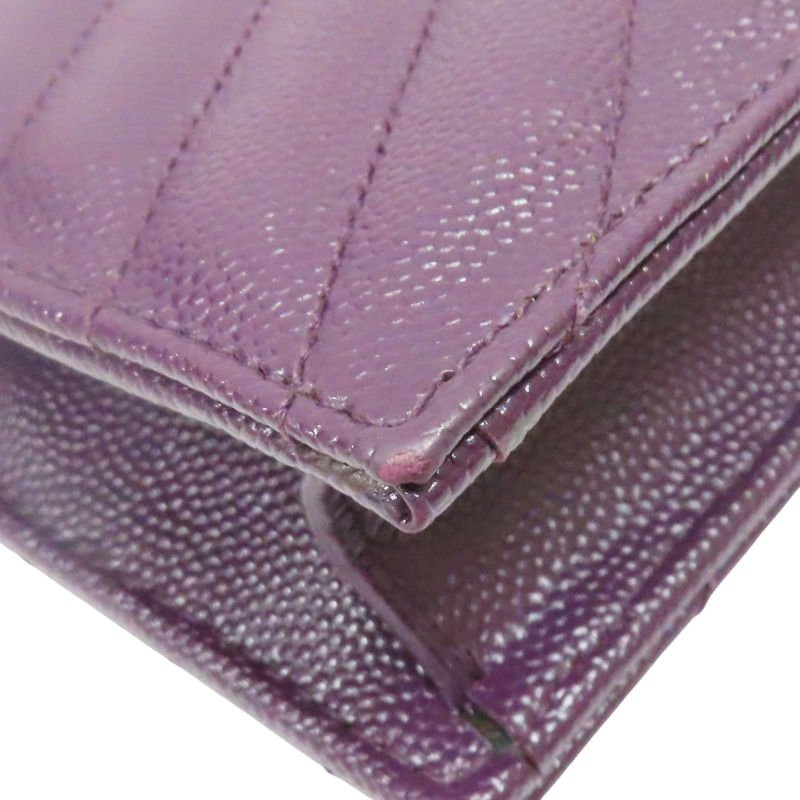 紫色 牛皮 WOC 鏈帶 肩背包【SAINT LAURENT 聖羅蘭】-11