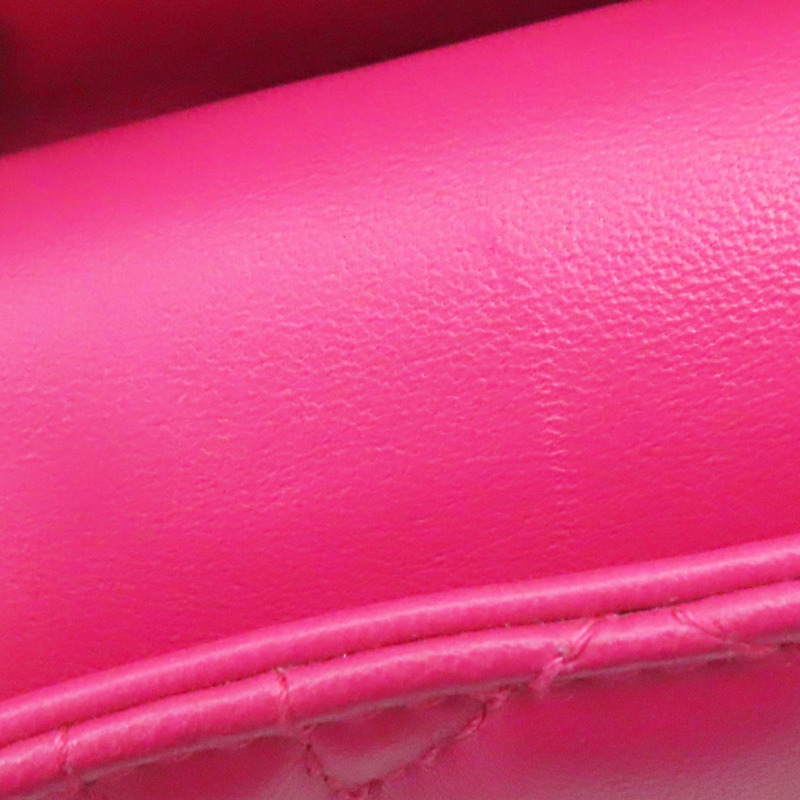 桃紅色 羊皮 Mini Lady Dior 兩用包【Dior 迪奧】-14