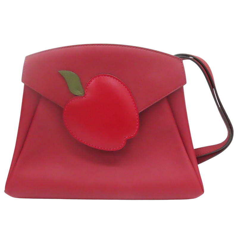 紅色 Swift牛皮 Tutti Frutti Ciutch 手提包 X刻【HERMES 愛馬仕】-0