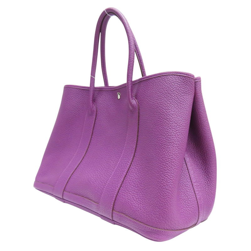 紫色 Negonda牛皮 Garden Party 36 手提包 口R刻【HERMES 愛馬仕】-2
