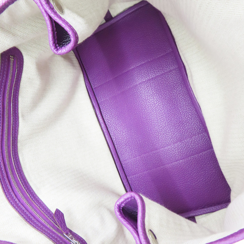 紫色 Negonda牛皮 Garden Party 36 手提包 口R刻【HERMES 愛馬仕】-4