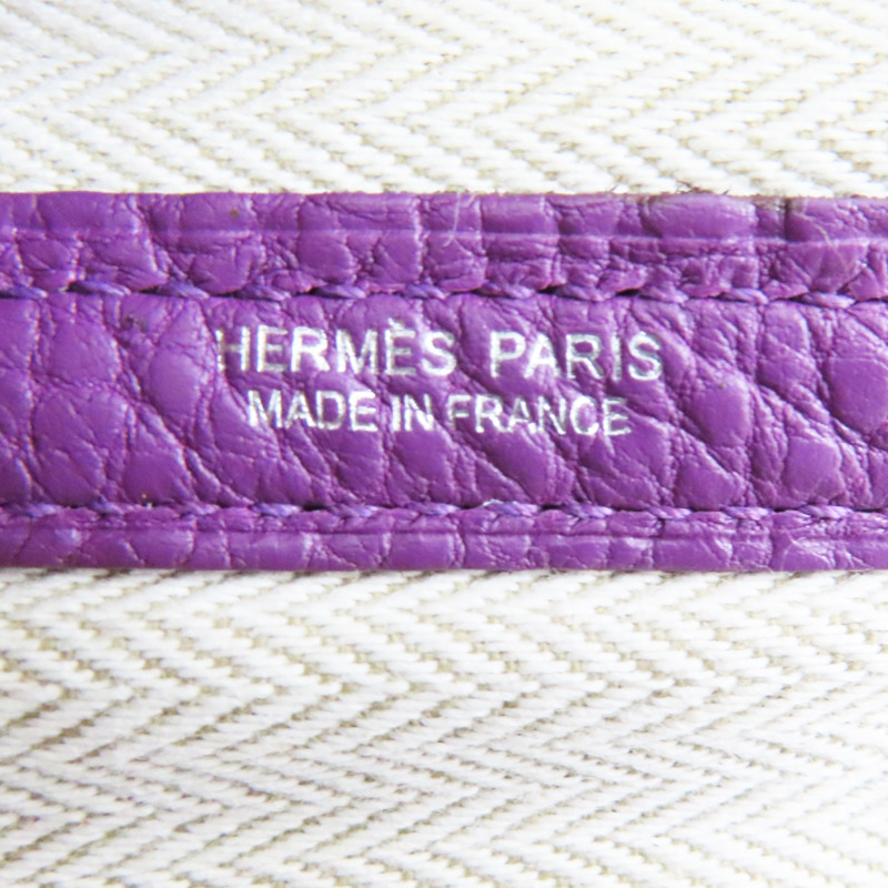 紫色 Negonda牛皮 Garden Party 36 手提包 口R刻【HERMES 愛馬仕】-6