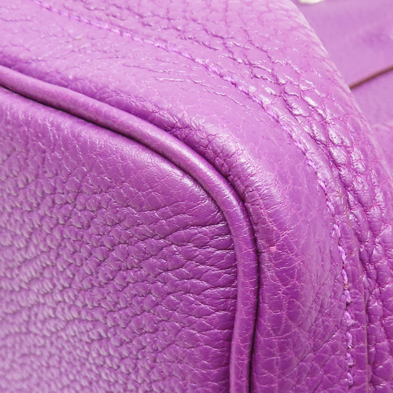 紫色 Negonda牛皮 Garden Party 36 手提包 口R刻【HERMES 愛馬仕】-10