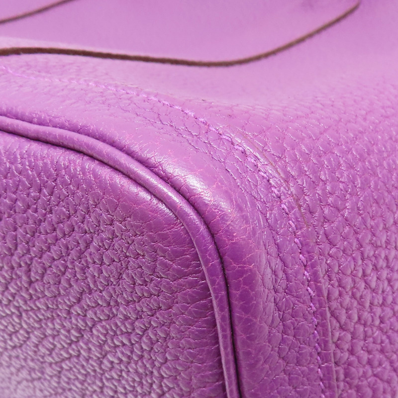 紫色 Negonda牛皮 Garden Party 36 手提包 口R刻【HERMES 愛馬仕】-12
