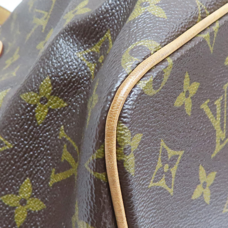 棕色 原花帆布 Palermo PM 兩用包【LOUIS VUITTON LV 路易威登】 M40145-9
