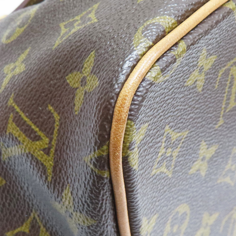 棕色 原花帆布 Palermo PM 兩用包【LOUIS VUITTON LV 路易威登】 M40145-11