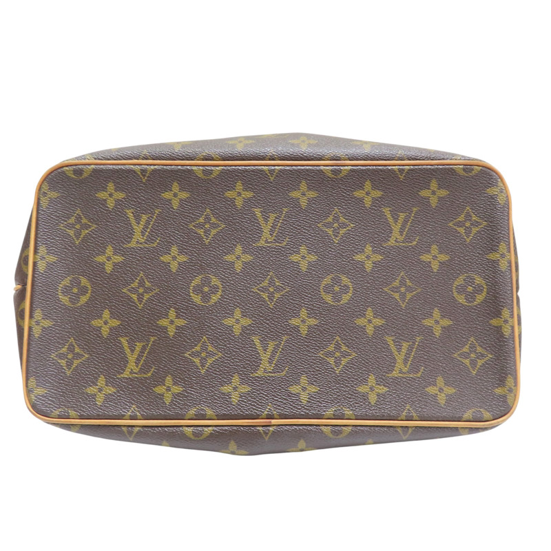 棕色 原花帆布 Palermo PM 兩用包【LOUIS VUITTON LV 路易威登】 M40145-3