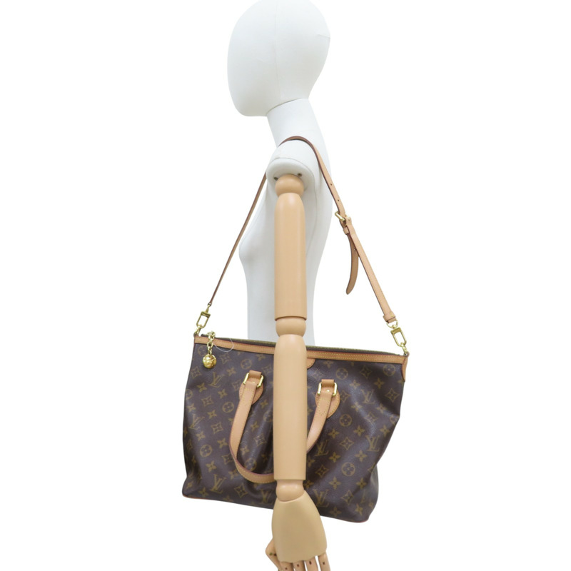 棕色 原花帆布 Palermo PM 兩用包【LOUIS VUITTON LV 路易威登】 M40145-7