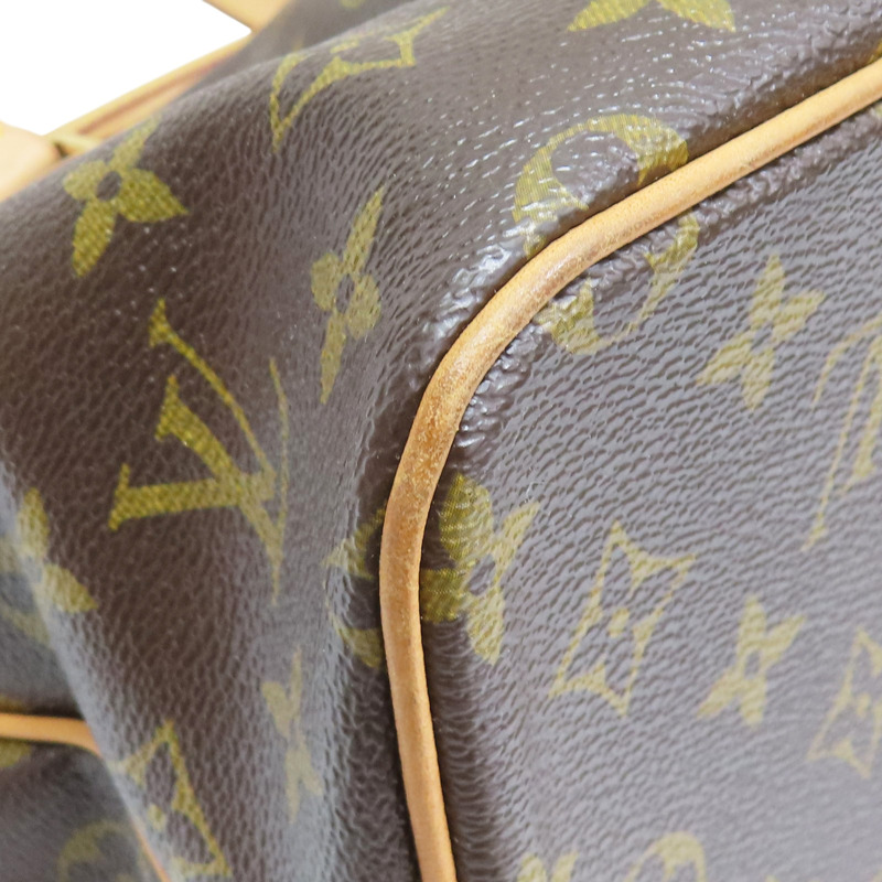棕色 原花帆布 Palermo PM 兩用包【LOUIS VUITTON LV 路易威登】 M40145-11