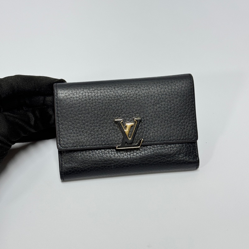 （極新全配🎁） LV M62157 最高級皮革款短夾 專櫃36000！-3