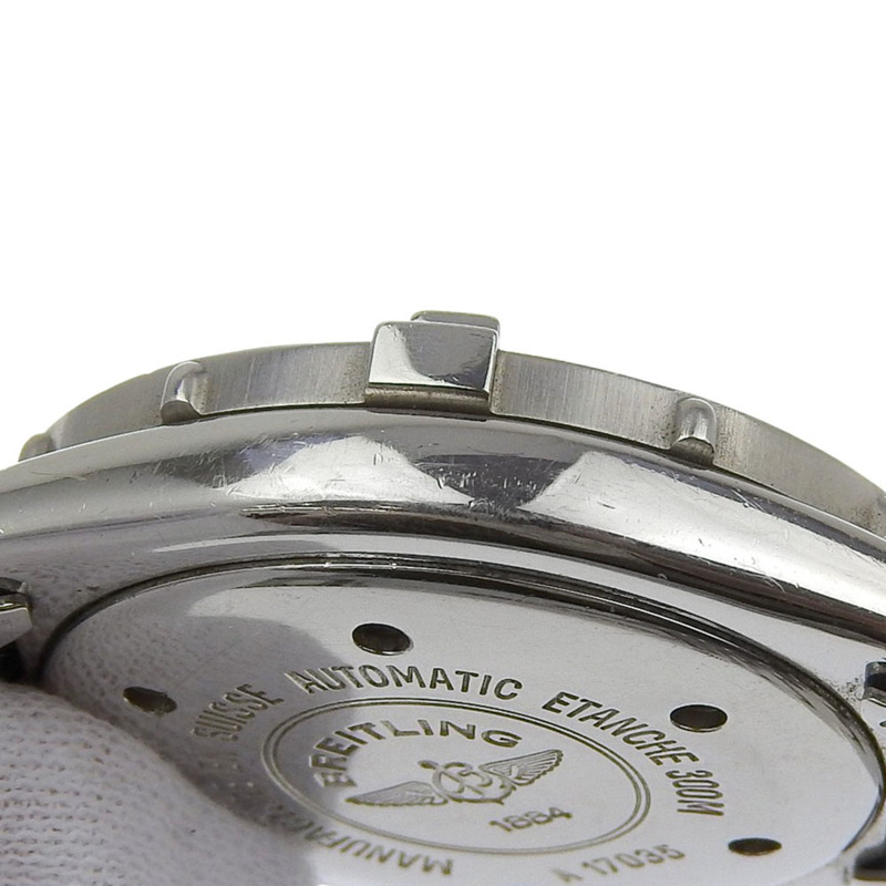 百年靈Colt系列A17035不鏽鋼自動機械指針顯示女錶，黑色錶盤-4