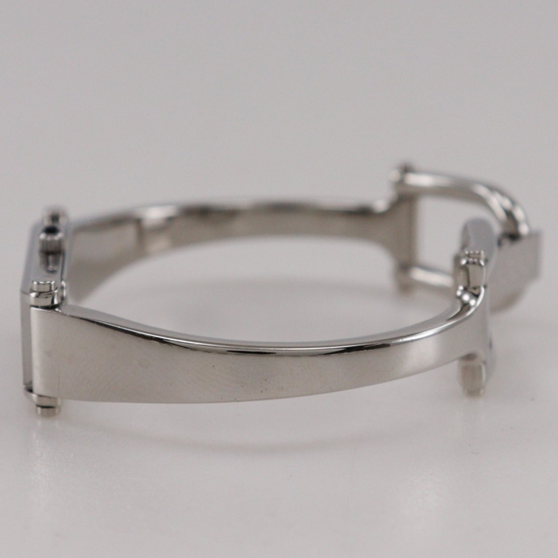 Gucci 1500L 女士不鏽鋼石英模擬腕錶，粉紅色錶盤-3