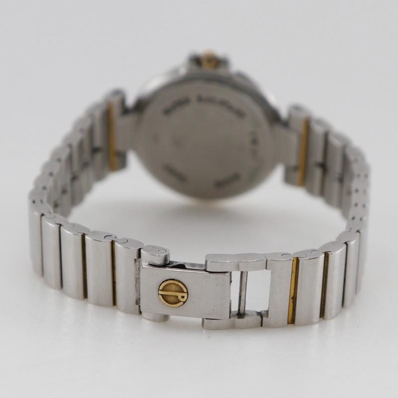 登喜路千禧系列女士腕錶，不鏽鋼錶殼，鍍金石英機芯，模擬顯示，錶盤-4