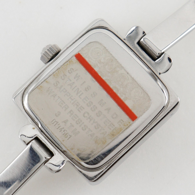 Gucci 女士 1900L 不鏽鋼石英模擬腕錶,銀色錶盤-5