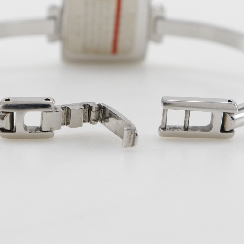 Gucci 女士 1900L 不鏽鋼石英模擬腕錶,銀色錶盤-6