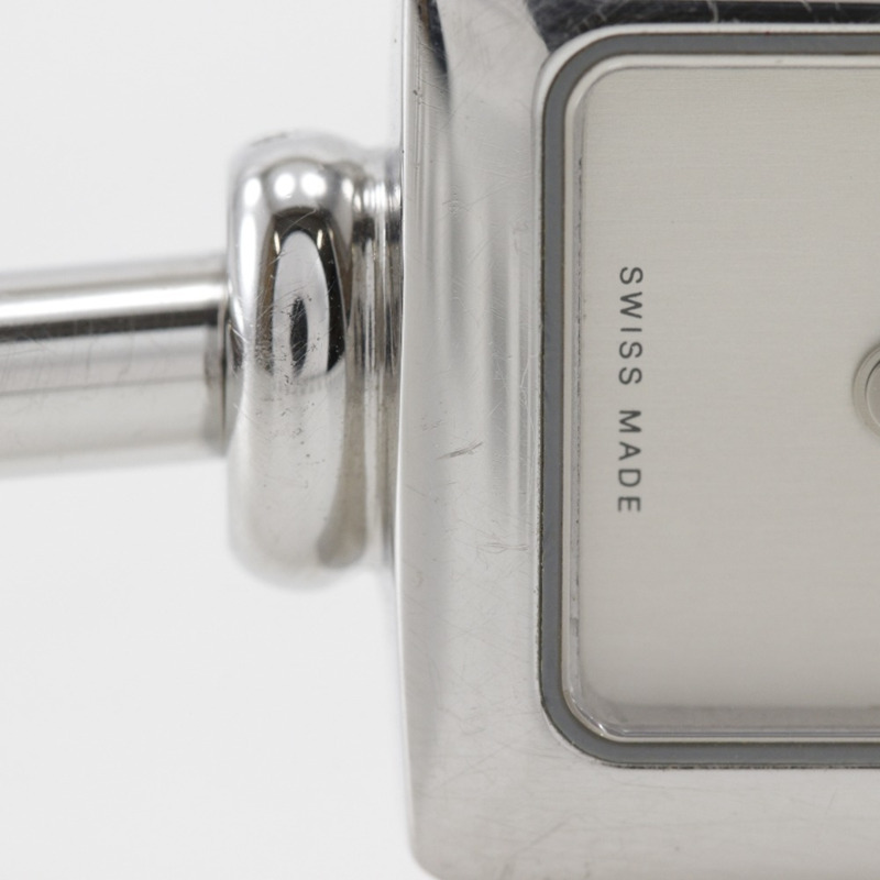 Gucci 女士 1900L 不鏽鋼石英模擬腕錶,銀色錶盤-9