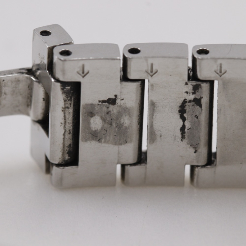 Fendi Olologi 女士腕錶，3150L 不鏽鋼錶殼，銀色石英機芯，指針式顯示，藍色錶盤-11