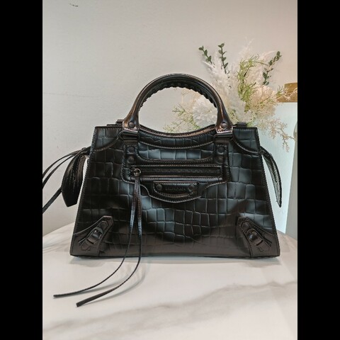 Balenciaga新款Neo cagole so black中號
