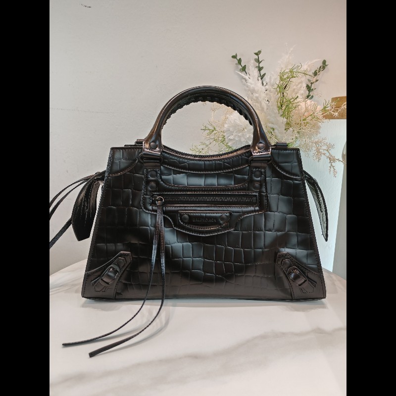 Balenciaga新款Neo cagole so black中號-0