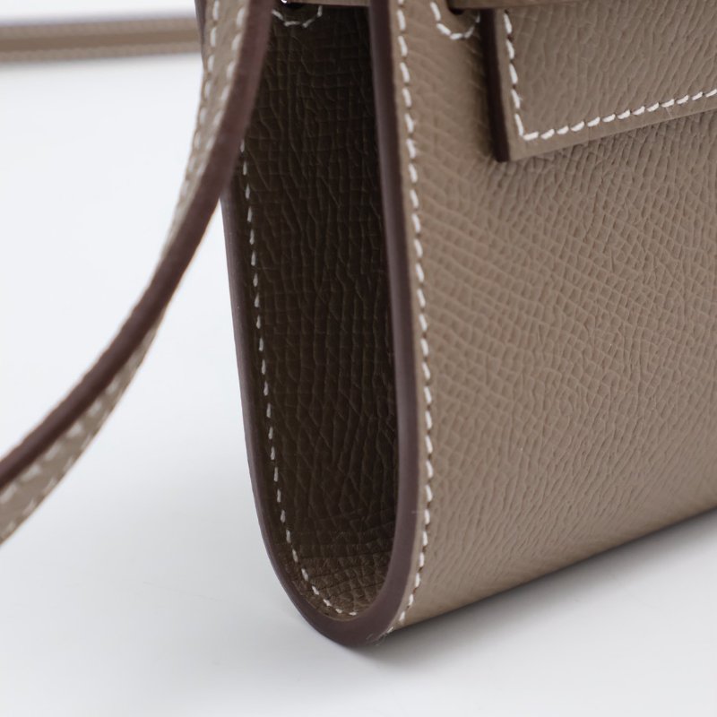 HERMES Kelly to go - 灰金 K-5