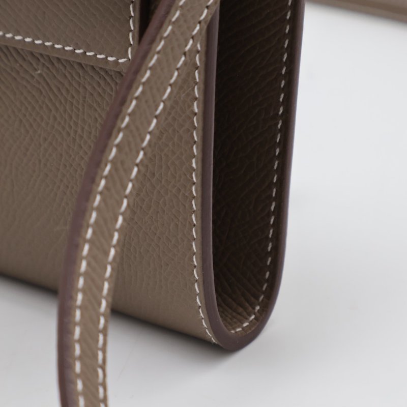 HERMES Kelly to go - 灰金 K-6