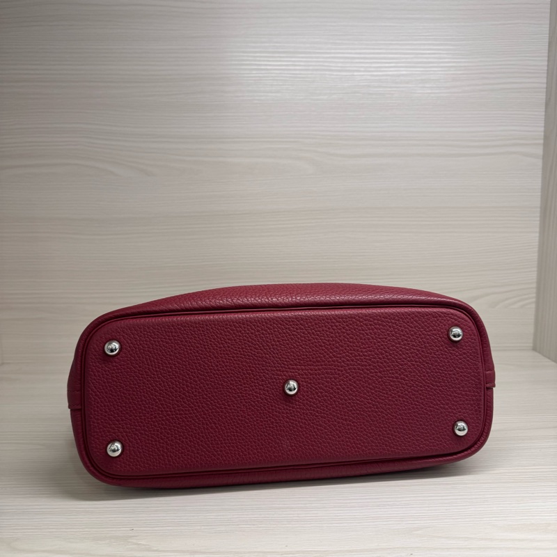 HERMES石榴紅銀知BOLIDE 31 TC皮/T-4