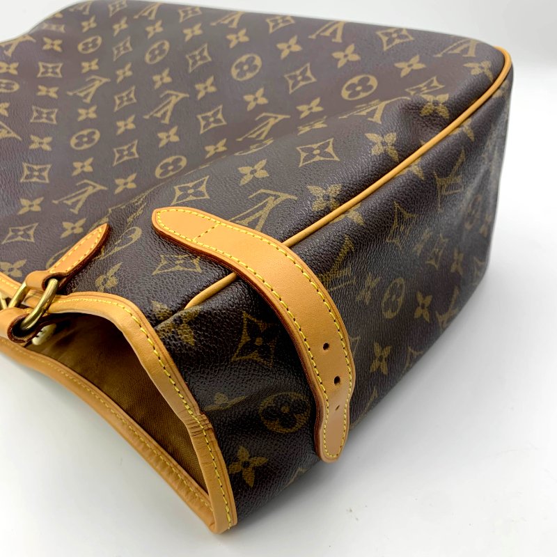 Louis Vuitton 經典老花南瓜包，LV路易威登，托特包，購物包，辦公包，單肩包，公事包，二手正品，真品，免運-23