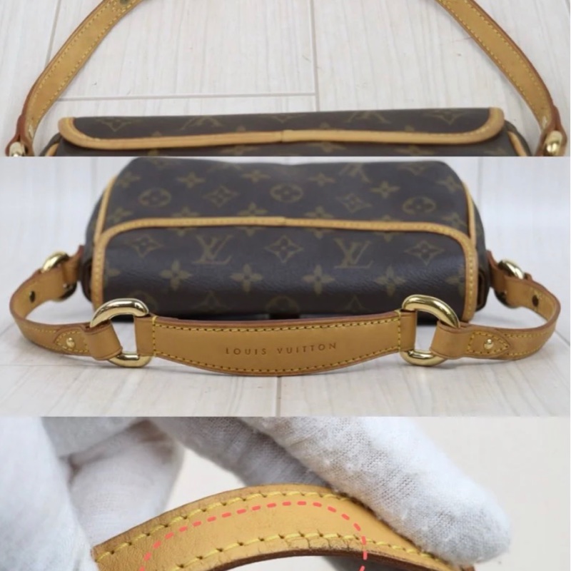 「JL精品代購」9新 Lv 小金豆單肩包-5