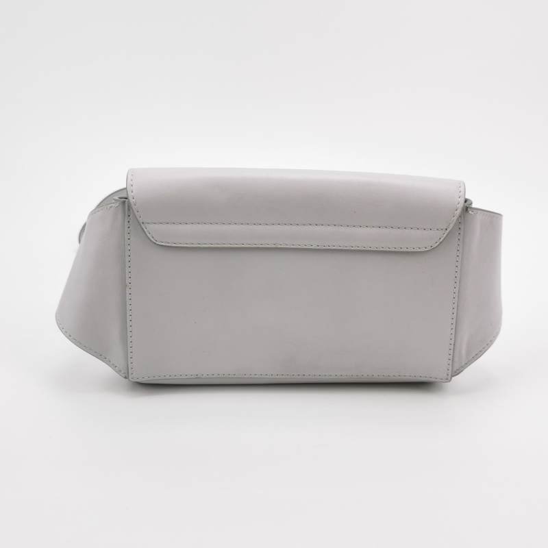 Chloe C牛皮翻毛皮拼皮字母C徽飾腰包胸包-4