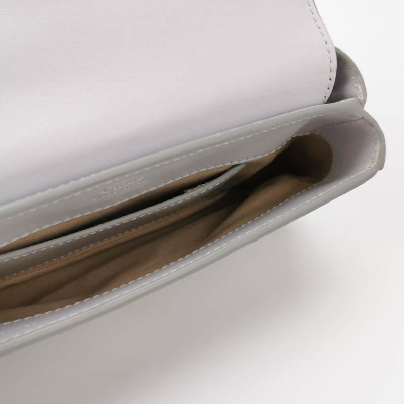 Chloe C牛皮翻毛皮拼皮字母C徽飾腰包胸包-6