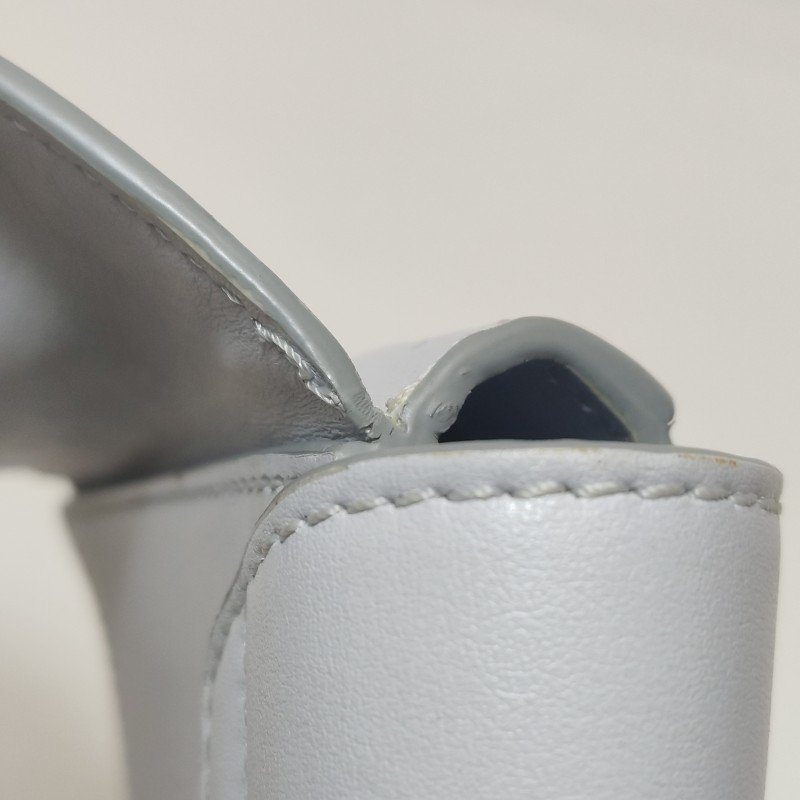 Chloe C牛皮翻毛皮拼皮字母C徽飾腰包胸包-23