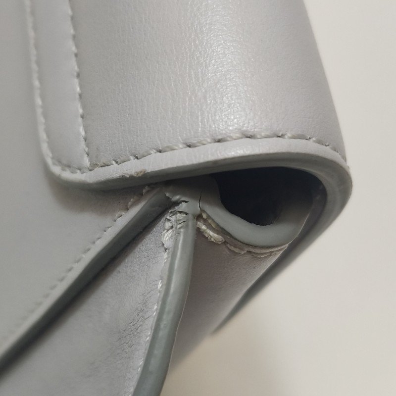 Chloe C牛皮翻毛皮拼皮字母C徽飾腰包胸包-24