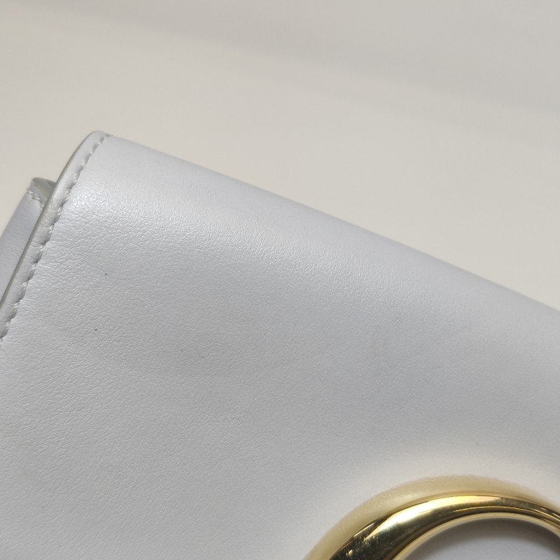 Chloe C牛皮翻毛皮拼皮字母C徽飾腰包胸包-26