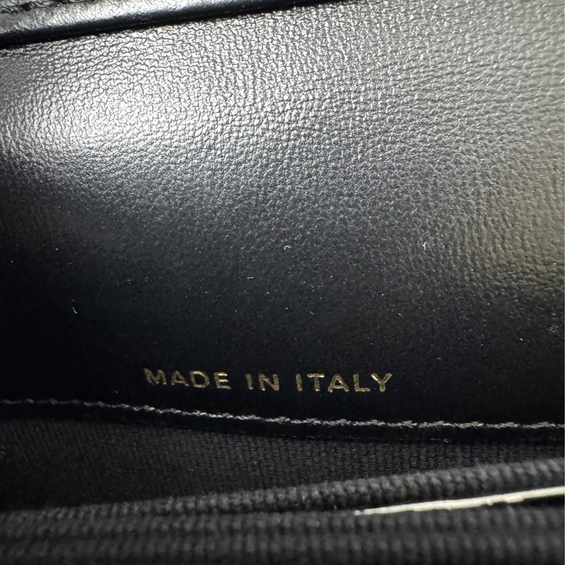 CHANEL羊黑霧金釦Woc-22