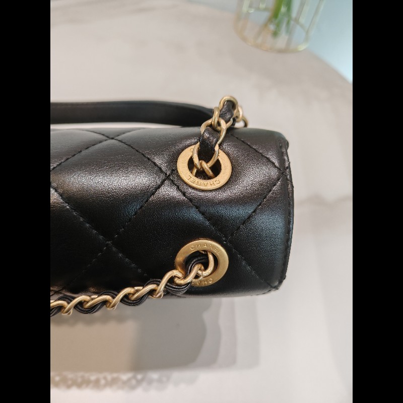 Chanel chain bag small-11