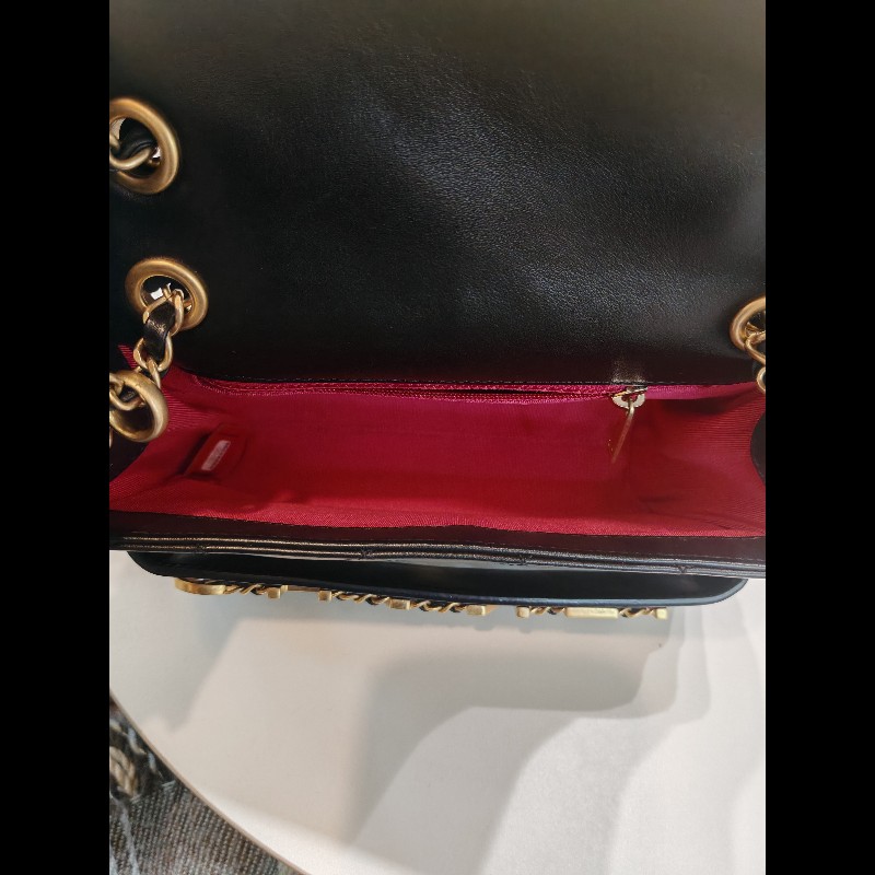 Chanel chain bag small-17