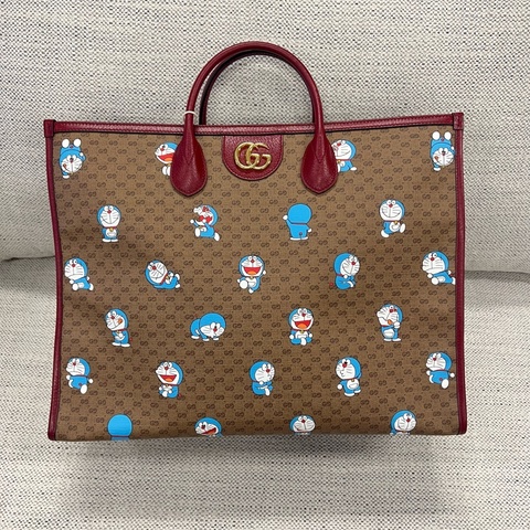 GUCCI古驰×Doraemon哆啦A梦联名款老花