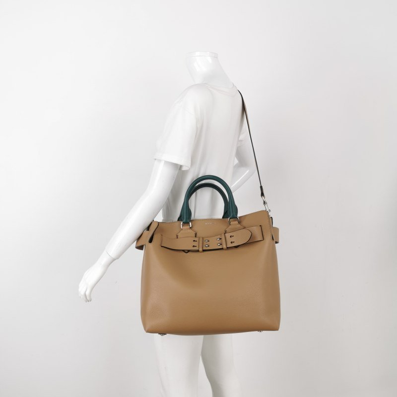 Burberry The Belt 牛皮拼色腰帶裝飾斜挎包-1