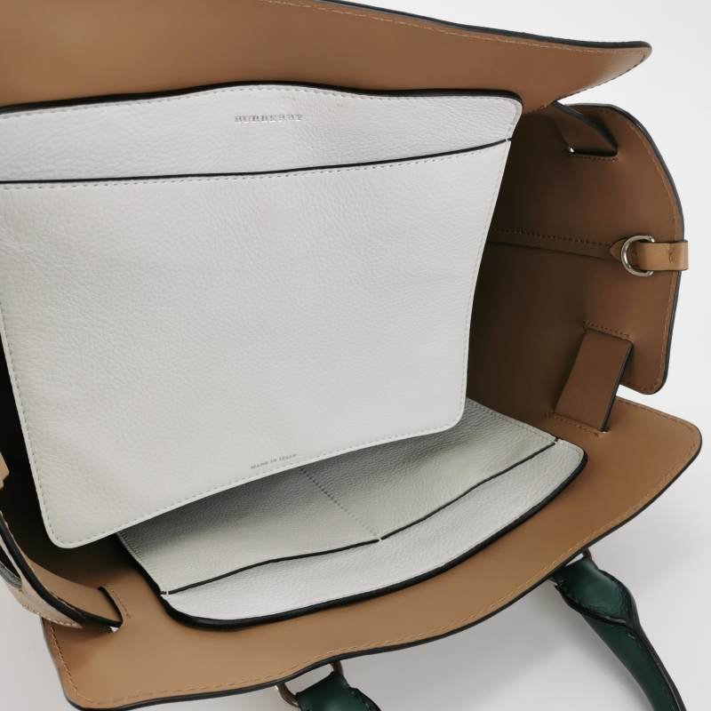 Burberry The Belt 牛皮拼色腰帶裝飾斜挎包-6