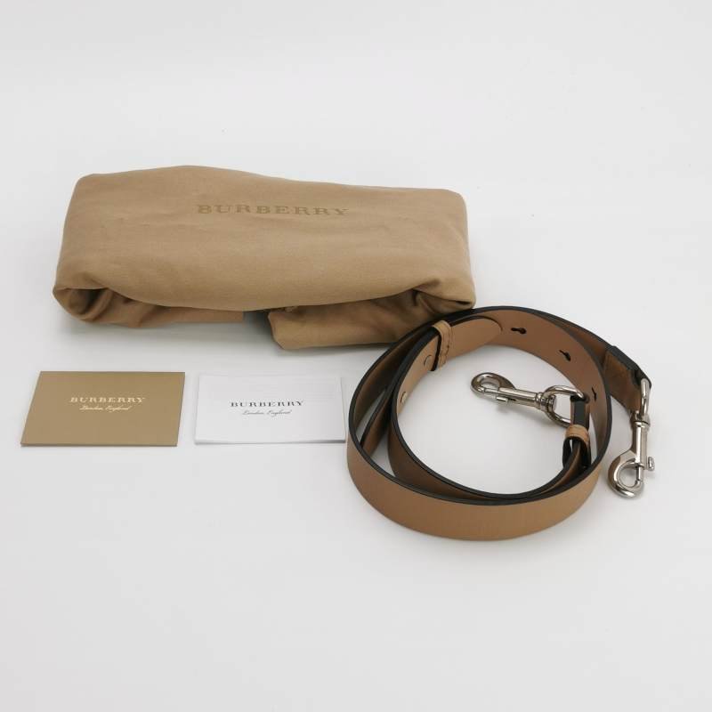 Burberry The Belt 牛皮拼色腰帶裝飾斜挎包-8